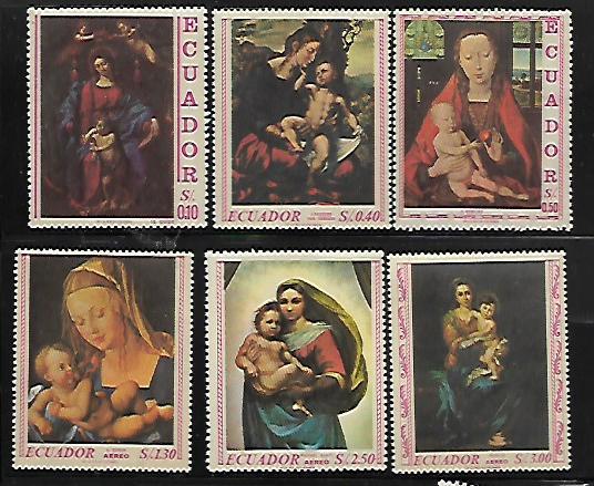 ECUADOR, 762-762E, MNH, MOTHER & CHILD