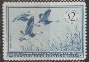 U.S. Scott #RW22 Duck Stamp - Mint Single - IND