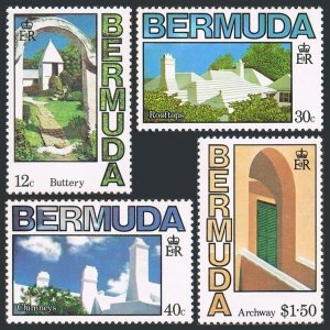Bermuda 461-464, MNH. Michel 450-453. Buttery, Rooftops, Chimneys, Archway.1985.