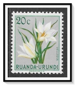 Ruanda-Urundi #116 Flowers MNH