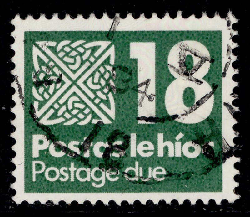 IRELAND QEII SG D30, 18p green, FINE USED.