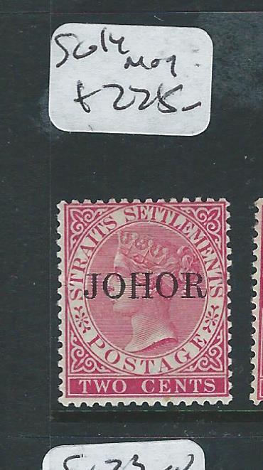 MALAYA JOHORE (PP2607B)  QV 2C  SG14  MOG