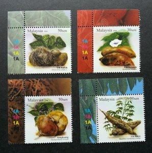 *FREE SHIP Tuber Plants Malaysia 2009 Flower Tree Flora (stamp plate) MNH