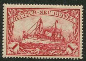 German New Guinea SC# 16 Kaiser's Yacht 1mk MLH