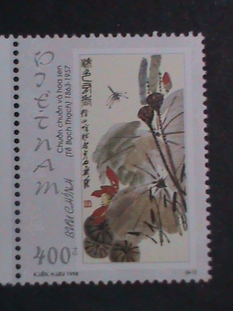 ​VIETNAM-1998-SC#2849-54 CHINESE FAMOUS PAINTING BY QI BAISHI- MNH VERY FINE