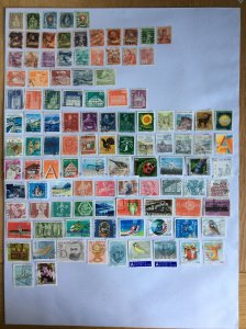 Switzerland 100+ stamps - Lot H