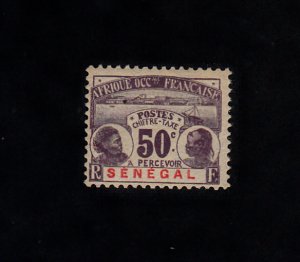 Senegal Scott #J9 MH
