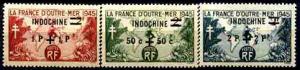 French IndoChina - Sc# B32-34 MH