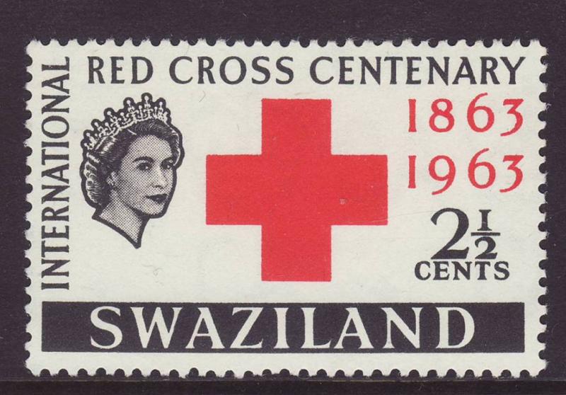 1963 Swaziland 2½c Red Cross Mint