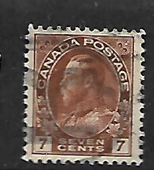 CANADA, 114, USED, KING GEORGE V