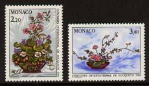 Monaco 1591-2 MNH International Flower Show