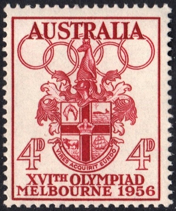 Australia: SC#288 4d  Melbourne Summer Olympic Games (1956) MNH