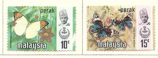 Malaya - Perak #150-151 (M&U) CV $1.75