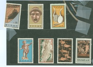 Greece #649-55 Unused Single (Complete Set)