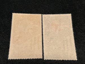 French New Hebrides Scott 124-25 Mint