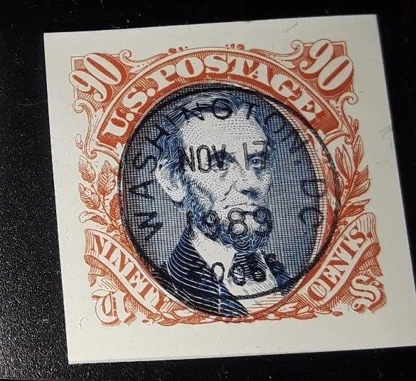 USA 90c 1989 first day single -orange