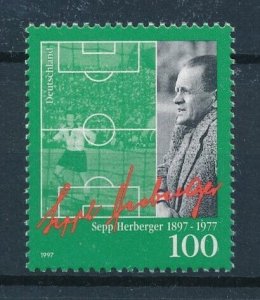 [110852] Germany 1997 Sport football soccer Sepp Herberger  MNH