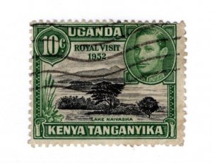 Uganda Kenya Tanganyika #98 Used Stamp - CAT VALUE $1.60