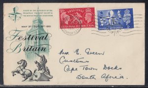 Great Britain Scott 290-1 - 1951 Britain Festival Issue