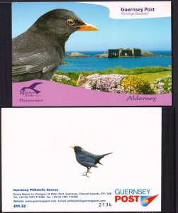 Alderney UK 2007 Resident Birds Mi.304 - 09 Prestige Booklet MNH