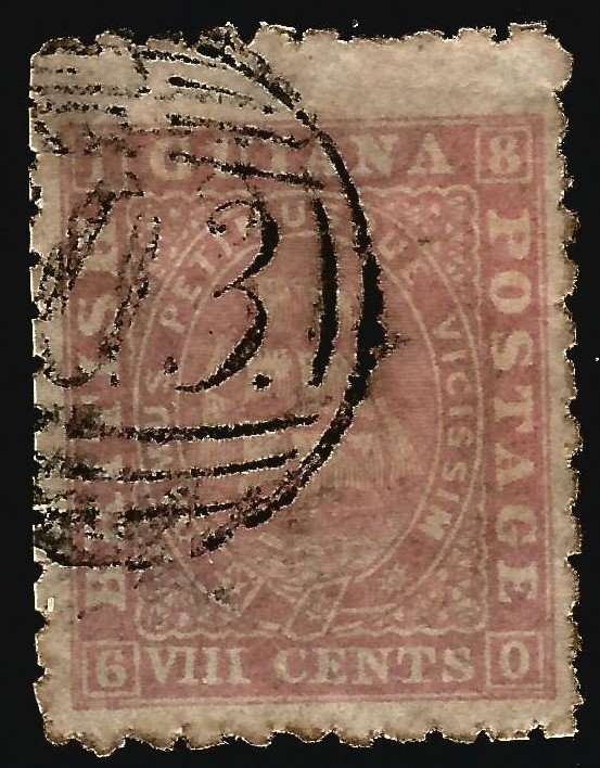 British Guiana SG 95 Used VF+ hr ...Fill a key British Colony spot!