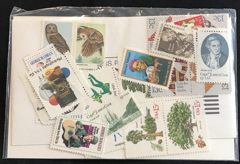 US 1978 Approx 28 Commemoratives #1731/1769 MNH SCV $4.20 L35