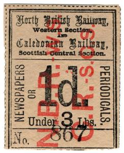 (I.B) North British Railway & Caledonian Railway : Newspapers or Periodicals 1d