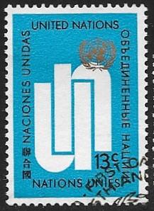 United Nations - NY - # 196 - UN & Emblem - used