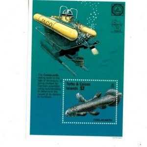 Turks and Caicos - 1997 - Underwater Exploration - Souvenir Sheet - MNH