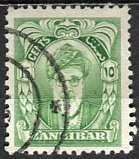 Zanzibar 1952: Sc. # 232: Used Single Stamp