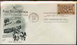 United States 1955 200th Anniversary of Fort Ticonderoga ...