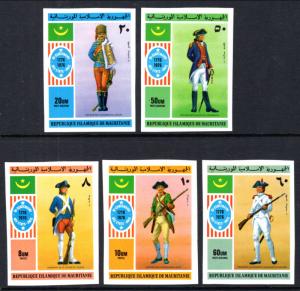 Mauritania 341-342,C160-C162 Uniforms Imperfs MNH VF