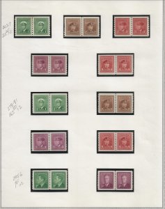 CANADA - SMALL LOT OF NH BOOKLET PANES 1942-49 - SC$250+