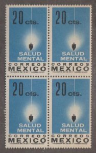 Mexico Scott #924 Stamps - Mint NH Block of 4