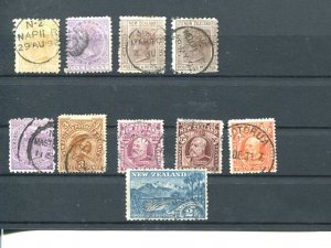 New Zealand lot of classics Used F=VF   - Lakeshore Philatelics