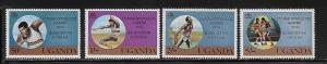 Uganda 199-202 1978 Sports set MNH