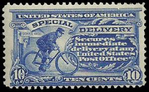 # E6 MINT HINGED MESSENGER ON BICYCLE