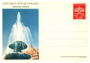 Vatican City, Government Postal Card