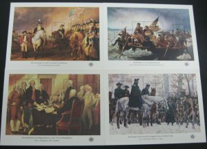 #1686-9 GROUP OF 100 BICENTENNIAL SETS EACH CONTAINS 4 SHEETS OF 5 STAMPS, MINT