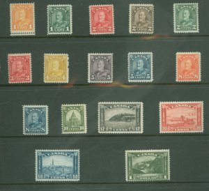 Canada #162-177 Mint (NH) Single (Complete Set)