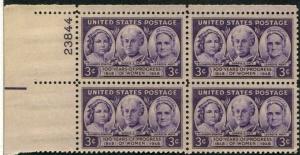 US SC# 959 Progress of Women PB#23844 Upper Left MNH