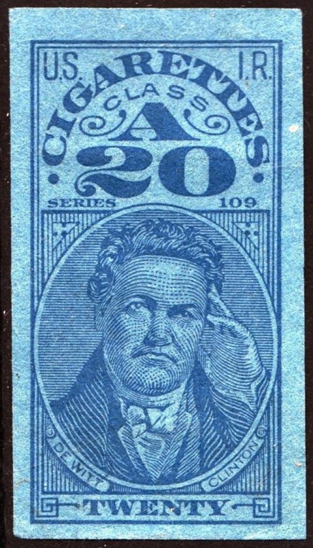 TA226b Cigarette Revenue Stamp: Series 109: 20 Class A Cigarettes (1939) Used