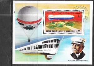 Mauritania #C169 100um Zeppelin  (U) CV $1.00