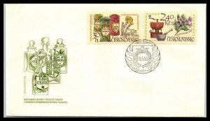 1971 CZECHOSLOVAKIA FDC Cover -International Pharmaceutical Congress, Prague R10 