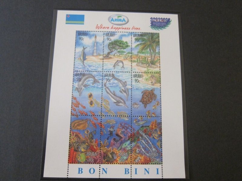 Aruba 1997 Sc 150 Bird set MNH