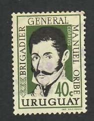 Uruguay; Scott 673; 1961; Used