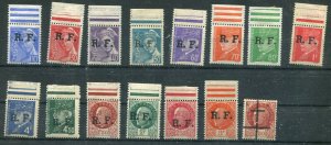 FREE FRANCE 1944-1945 INTERESTING LOT WITH BETTER ITEMS MNH/MH AND USED ON COVER