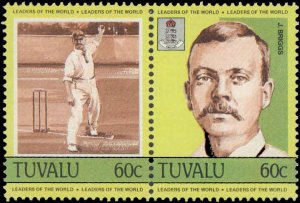 Tuvalu #259-262, Complete Set(4), 1984, Sports, Never Hinged