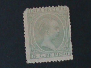 ​CUBA-SC#144 ERROR-KING ALFONSO- MISSING SOME COLOR ON TOP-:MNH VF-LAST ONE