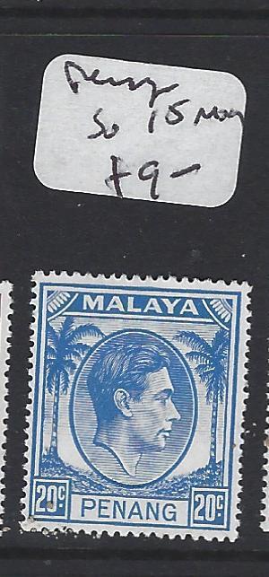 MALAYA PENANG  (PP2303B)  KGVI 20C   SG 15  MOG